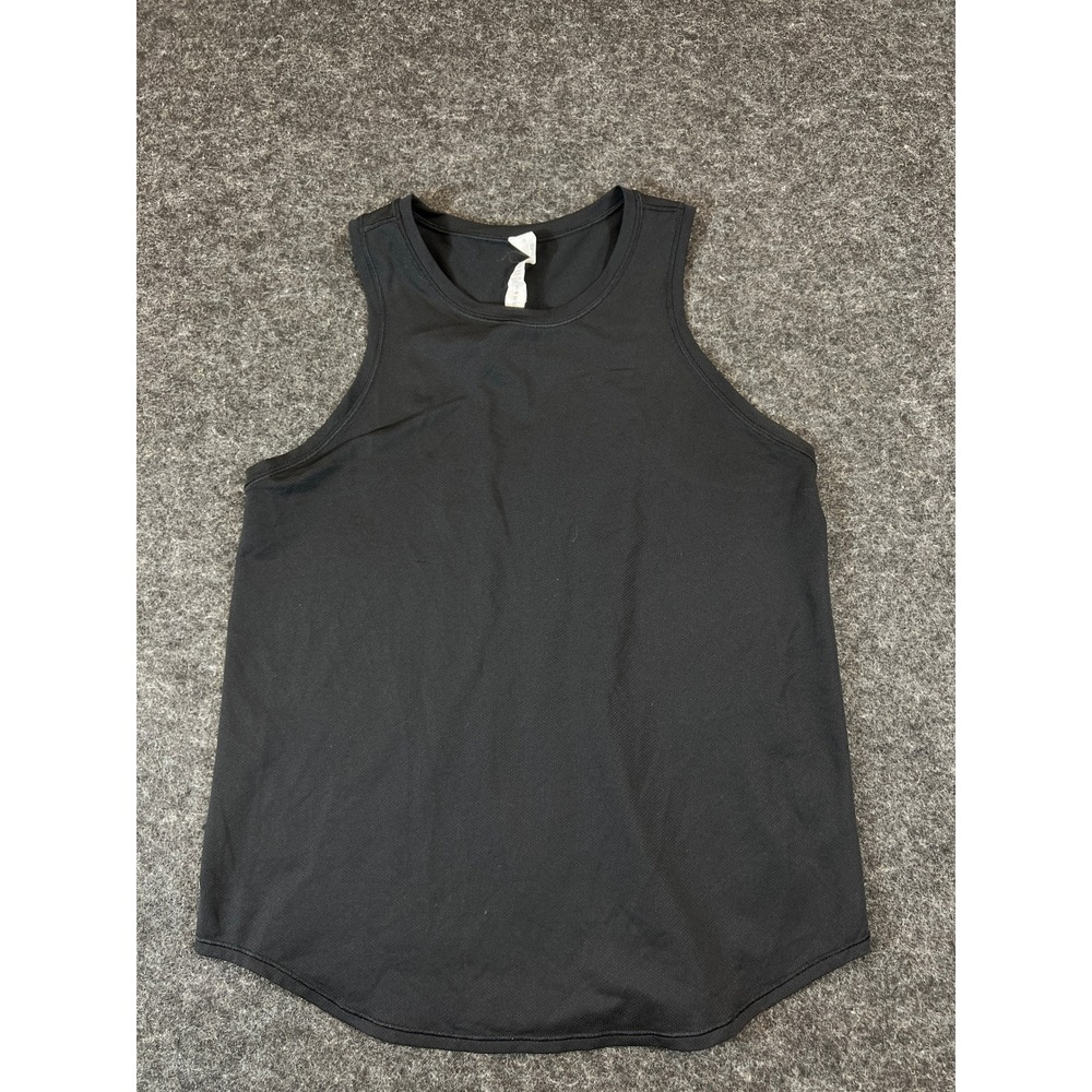 Lululemon Sculpt Tank Top Black Mesh Racerback Running Gym Shirt Women 6 LW1CZ1S